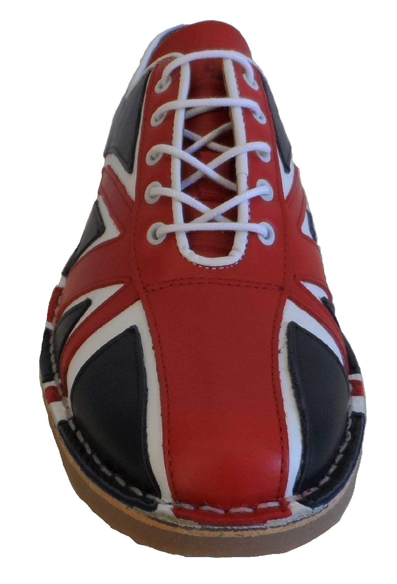Ikon Original Happy Jack Mens Red/White/Blue Mod Bowling Shoes