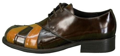 Ikon Original Zodiac Leather Shoe in Brown/Tan