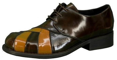 Ikon Original Zodiac Leather Shoe in Brown/Tan